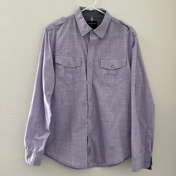 Calvin Klein Jeans Long Sleeves Men’s Shirt. Size L - Picture 1 of 4